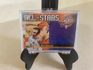 Camiseta Dirk Nowitzki 2001 Topps Reserve All Star #TAS26 Mavericks - ¡Usada en el juego! - Imagen 1 de 2