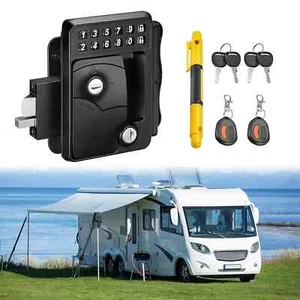 RV Keyless Entry Door Lock Backl Zinc Alloy Remote Control for RV Yacht Trailer - Bild 1 von 16