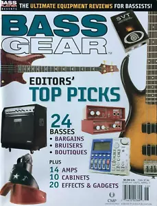 Bass Player Magazine 2004 Presents Bass Gear! Editors Top Picks! NEW OLD STOCK - Foto 1 di 1