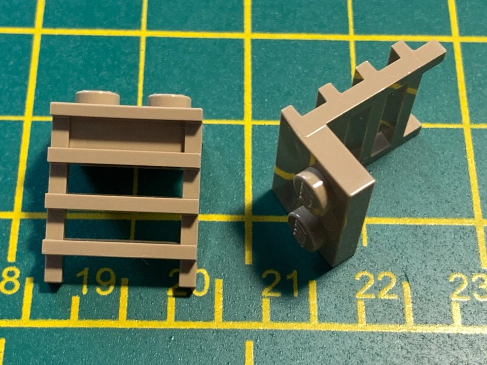 2 X lego ORIGINAL 1x2 placa mod con escalera TOSTADO OSCURO - STAR WARS ESPACIO raro Foto 1 de 1