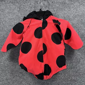 Carters Lady Bug Costume Infant Baby Sz 12 Months One Piece Soft Knit Halloween - Picture 1 of 5