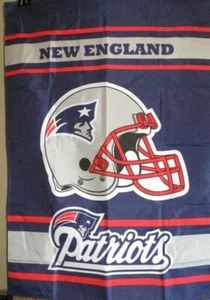 NEW ENGLAND PATRIOTS DOUBLE SIDED 28 by 40 HOUSE BANNER ! VINTAGE DESIGN ! - Picture 1 of 1