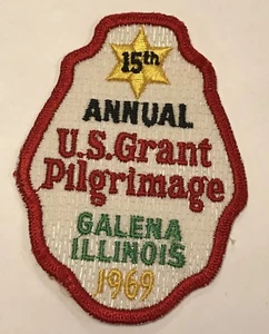 1969 US Grant Pilgrimage Trail PAtch Mint Illinois CC9 - Picture 1 of 1