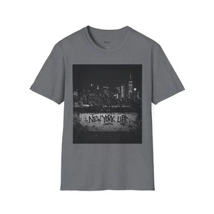 New York City Unisex cotton tee, NYC Life Souvenir travel gift T Shirt - Picture 1 of 10