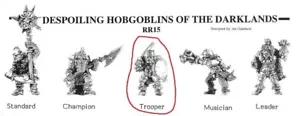Warhammer Regiments of Renown Throg's Despoiling Hobgoblins of the Darklands x1 - Picture 1 of 4
