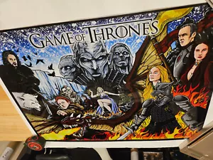Stern Game Of Thrones ORIGINAL ARTWORK Pinball Translite - Picture 1 of 1