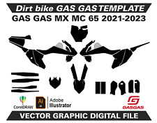 GAS GAS 65 2021-2023 Template Vector Format Ai CDR EPS PDF M177