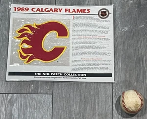 NHL Patch Collection Hockey 1989 Calgary Flames - Imagen 1 de 1