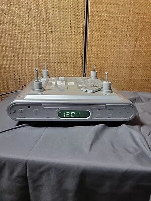 GPX MP3-Ready Under Cabinet CD/Radio KC232S CD Player Kitchen Radio Clock - Image 1 of 4