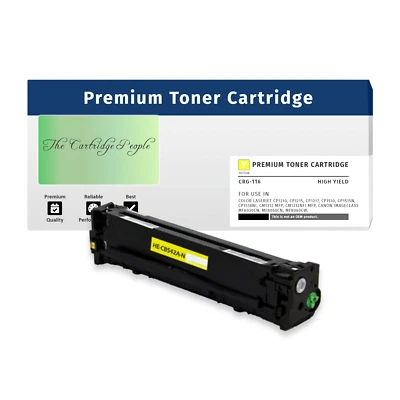 Compatible CRG116,125A Yellow, Imageclass MF8050cn/8080cw,CP1510, 1,400 Pages - Image 1 of 4