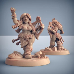 Gudrun Dwarf Busty Pinup - Artisan Guild Fantasy Dungeons and Dragons Miniature - Picture 1 of 2