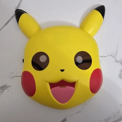 Pokemon Disguise Pikachu Plastic Mask Adult & Kids 2019 - Image 1 of 4