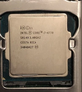 Intel i7-4770 CPU Prozessor @ 3,40GHz Quad Core LGA1150 SR149 - Bild 1 von 1