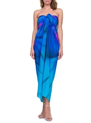 NWT $128 Gottex Belle Fleur Pareo Sarong Cover Up - Image 1 of 3