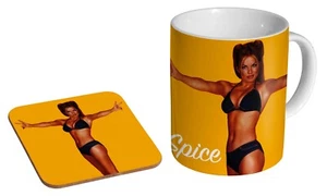 Spice Girls Ginger Spice - Coffee / Tea Mug And Coaster Gift Set - Picture 1 of 1