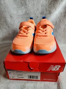 New - New Balance Orange/Blue Toddler Shoes Size 9.5 - Picture 1 of 9