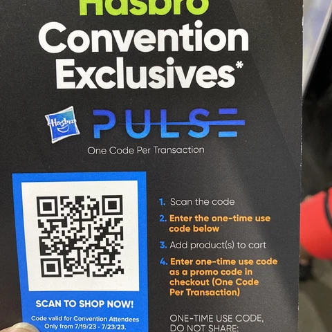 Hasbro SDCC 2023 QR Code Exclusives Chuckles, Krrsantan, Transformers, Deadpool Cover