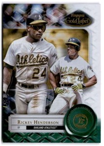 2022 Topps Gold Label Class 1 #35 Rickey Henderson  Oakland Athletics  