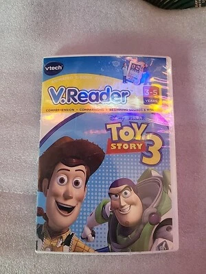 V.Reader DISNEY PIXAR TOY STORY 3 Reading Learning Game Vtech - Image 1 of 4