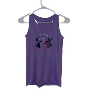 Camiseta sin mangas Under Armour Tech púrpura mediana para niñas niños jóvenes - Imagen 1 de 5