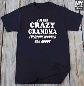 Grandma T-Shirt Funny Grandma Gift Grandmother Granny Birthday Shirt Mothers Day - Picture 1 of 12