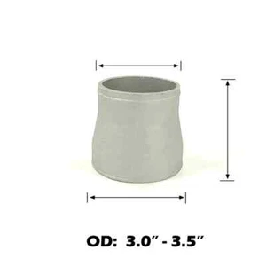 3" to 3.5" Cast Aluminum Turbo Intercooler Air Intake Pipe Inlet Reducer Joiner - Imagen 1 de 4