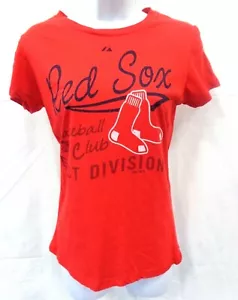 Camiseta ajustada de béisbol de los Medias Rojas de Boston club de béisbol damas roja - Imagen 1 de 1