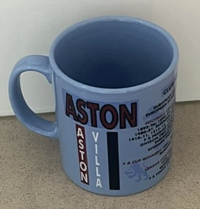 Aston Villa coffee tea cup mug vintage 1990's Made in England EPL Villa Park UK - Picture 1 of 5