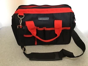 HIKVISION Strong Black & Red Tool Bag - Many Pockets!   NEW!   #BxB-5 - Picture 1 of 10