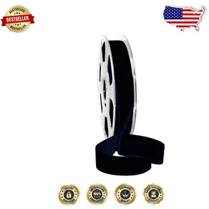 Nylvalour Navy Velvet Ribbon - 100% Nylon, 7/8" x 11 Yards for Elegant Projects - Picture 1 of 2