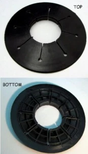 Lot of 2 - Akryl - 056-5891B - Nylon Flange 4.45" Round, New - Picture 1 of 1