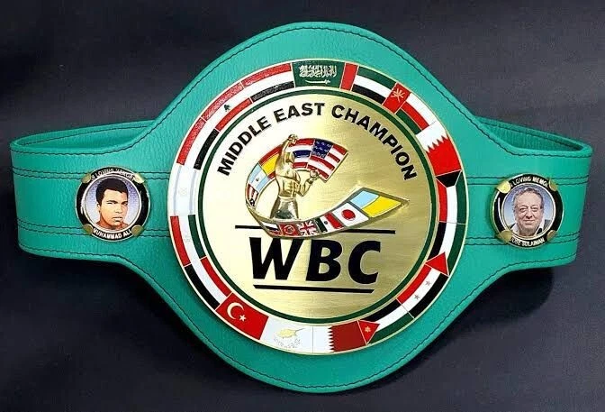 New WBC Middle East Boxing Wrestling Championship Belt - Image 1 of 1