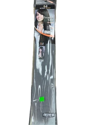 Bobbi Boss Premier Yaki 100% Human Hair 16 Inches #1B/33 Color - Image 1 of 3