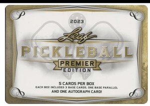 2023 Leaf Pickleball Premier Edition Box 1 Auto Per Box IN HAND FAST SHIP
