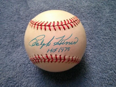 HALL OF FAMER RALPH KINER SIGNED OFFICIAL NATIONAL LEAGUE BASEBALL JSA COA - Image 1 of 3