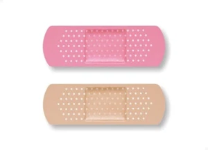 2 BANDAID 3"x 9" Vinyl Vehicle Bandage Decals in Pink or Natural Colors - Bild 1 von 7