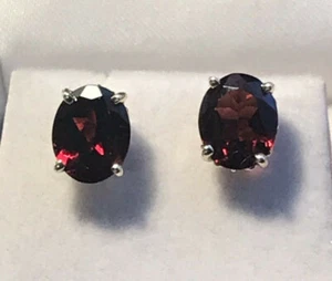 7,0 cts. ORECCHINI PIETRE PREZIOSE GRANATO IN ORO 14K FILIGRANA IMPOSTAZIONI POST PERGAMENA - Foto 1 di 4