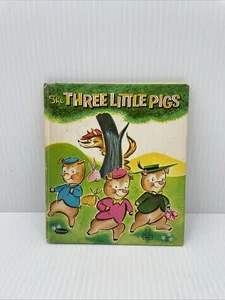 THE THREE LITTLE PIGS- 1959 WHITMAN TELL-A-TALE BOOK - Picture 1 of 3