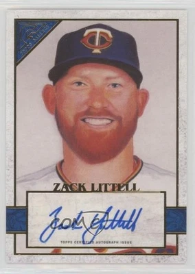2020 Topps Gallery Blue Auto /50 Zack Littell #133 Auto - Image 1 of 2