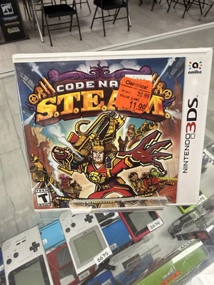 Code Name: STEAM - Nintendo 3DS - Brand New CIB, Factory Sealed - Image 1 of 4