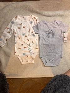 2 nuevos animales panda de una pieza para niños pequeños con etiquetas de 18 meses y 12 meses - Imagen 1 de 6