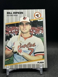 1989 Fleer Billy Ripken #616 Black Box on Bat Knob NM-Mint Baltimore Orioles - Bild 1 von 2