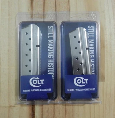Colt 1911 Gov't OEM Magazine;  Holds 9 Rnds 38 Super;  Lot of 2 SS Mags;  574481 - Image 1 of 3