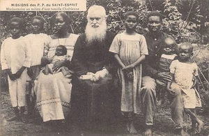 British East Africa - Missionary and a Christian family - Publ. Missions of the - Picture 1 of 2