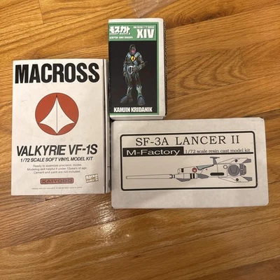 Macross SF-3A Lancer II Resin Kit Plus 2 Other Kits - Image 1 of 4