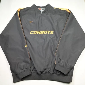 Chaqueta cortavientos Oklahoma State Cowboys para hombre XL Nike Team Issue Y2K Pullover - Imagen 1 de 14