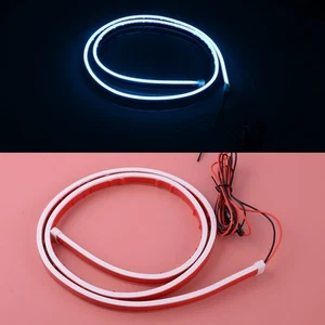 120cm Blue LED Car Hood Light Engine Cover Strip Light Daytime Running Light New - Picture 1 of 6
