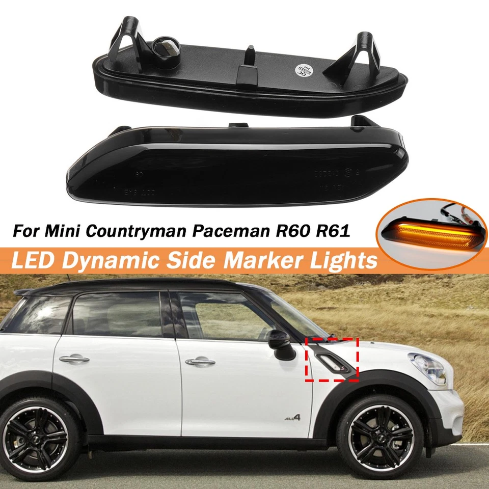 2X Seitenblinker Blinkleuchte für MINI R60 Countryman 10-17 R61 Paceman 12-17 - Bild 1 von 4