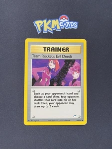 Juego de cartas coleccionables Pokémon Team Rocket's Evil Deed Neo Destiny 103/105 MP regular. - Imagen 1 de 3