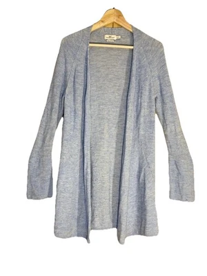 Vineyard Vines 女式蓝色开衫羊毛羊绒开衫毛衣 M 码 — 第 1/4 张图片